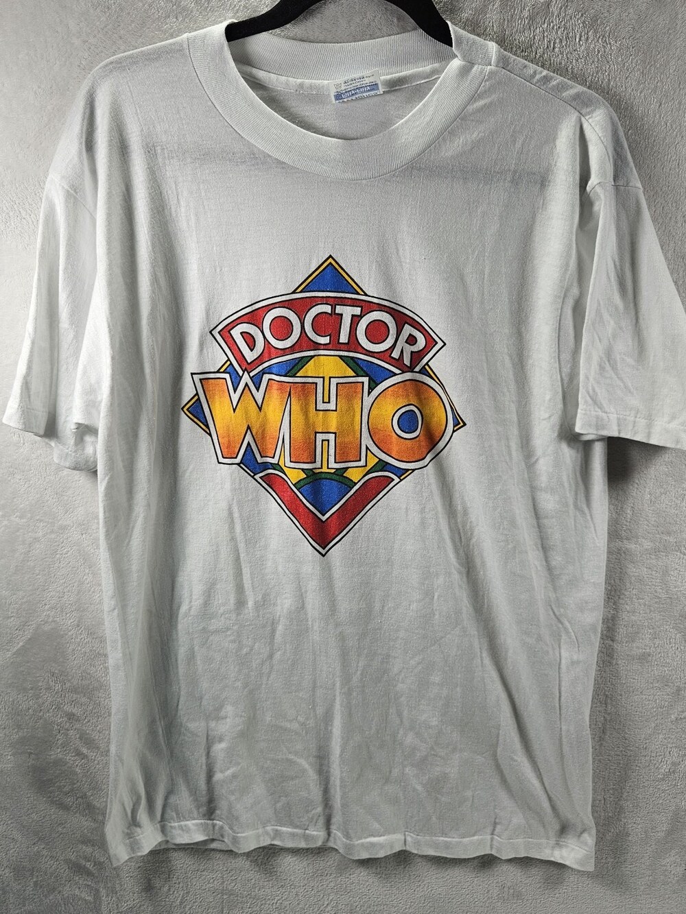 Vintage 90s Doctor Who T-shirt XL *Fits As Small White Single Stitch Made In USA